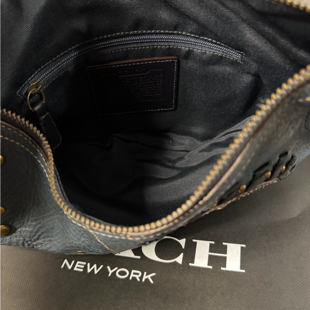 Coach Mia Denim Blue Soho Leather Shoulder Bag/Hobo w/Embellishments 10062 - Picture 6 of 8